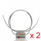 Flashing/Glowing LED Shoelaces (Red Pair)