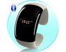 White Bluetooth Bracelet with Time Display
