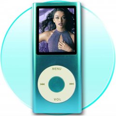 1.8-inch Screen New Style Stainless Metal Shell MP4 Player 2GB