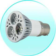 3W White Bayonet (B22) LED Light Bulb