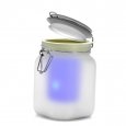 Solar Powered Sun Jar - Blue/Amber LED Mood Light