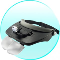 Head Visor Magnifying Glasses