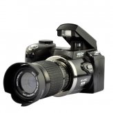 5MP Digital Camera and 720P Camcorder with Optical Telescope Zoom and Wide-angle Lens