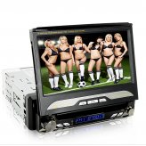 King Viper In Dash Car DVD (1DIN GPS Swivel Detach HD Touchscreen DVB-T)